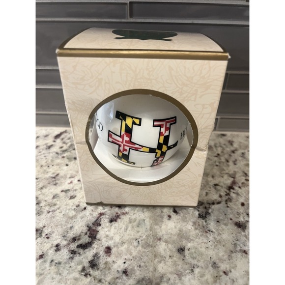 Other - Personalized Surname Hood Blown Glass Christmas Ornament